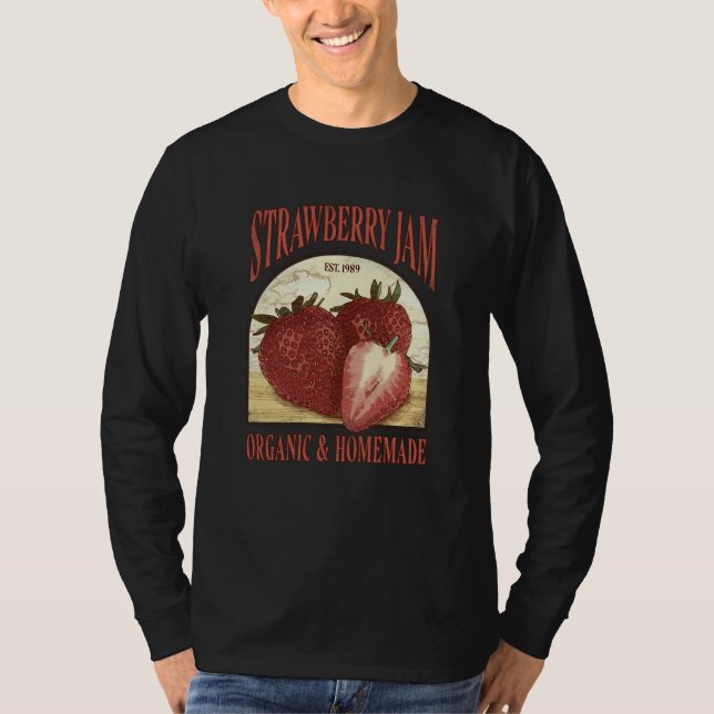 Camiseta Geleia de Morango Orgânica e Caseira (Frente)