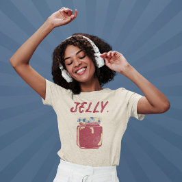 Camiseta Geleia e Jar Jar Jam Gráfico