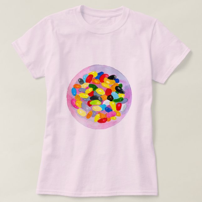 Camiseta Geleias doces e coloridas (Frente do Design)