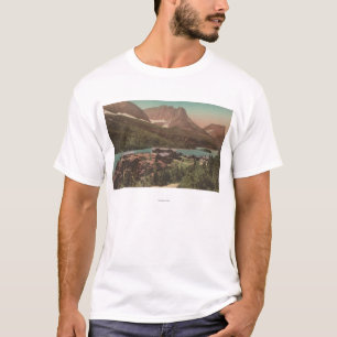 Camiseta Geleira, TA - vista dos chalés & St. Marys do lag