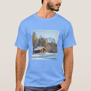 Camiseta Gelo e neve   Alpes suíços de cabos de inverno