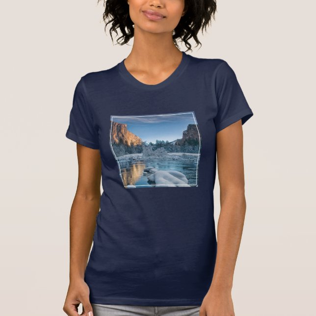Camiseta Gelo e neve | Gelo virgem no Vale do Yosemite (Frente)