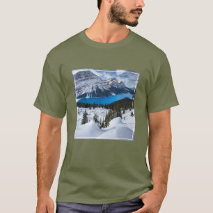 Camiseta Gelo e neve Peyto Lake, Rockies canadianos
