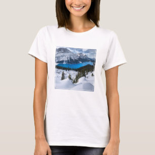 Camiseta Gelo e neve Peyto Lake, Rockies canadianos