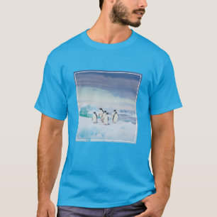 Camiseta Gelo e neve Pinguins de adenda Antártica