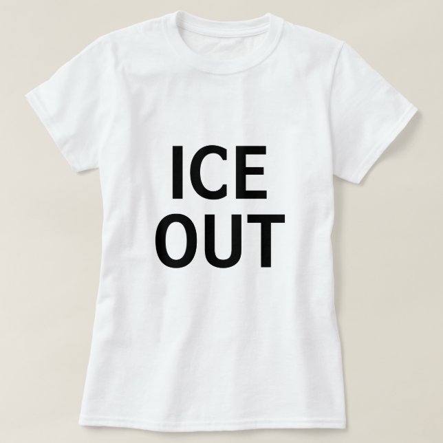 Camiseta Gelo Fora (Frente do Design)