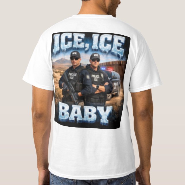 Camiseta Gelo Gelo bebê gelo (Verso)
