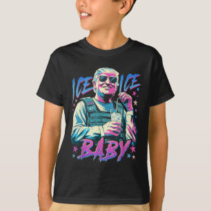 Camiseta Gelo Gelo Bebê Gelo Desfrute De Um Copo Gelado De