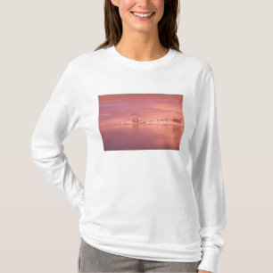 Camiseta Gelo, Neve, Icebergs nos canais ao longo da