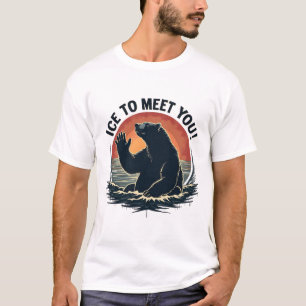 Camiseta Gelo Para Encontrar Seu Presente De Natal De Urso