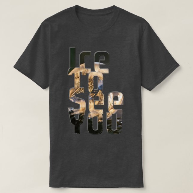 Camiseta Gelo Para Te Ver (Frente do Design)
