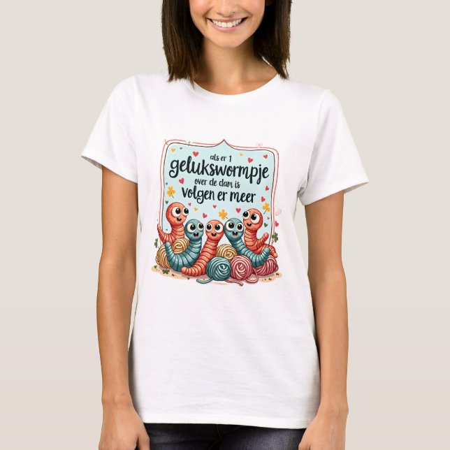 Camiseta Gelukswormpjes - Worms (Frente)