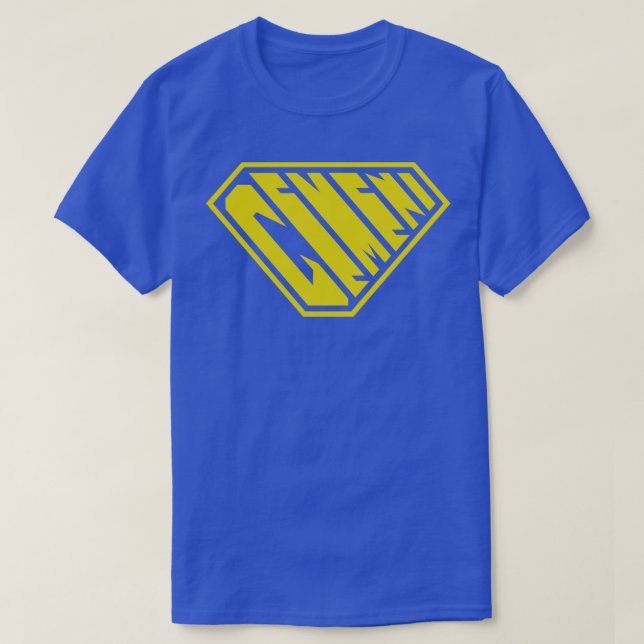Camiseta Gemeni SuperEmpoderado Amarelo Zodiac (Frente do Design)