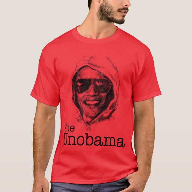 Camiseta Gêmeo do mau de UnObama - de Obama Unabomber (Frente)