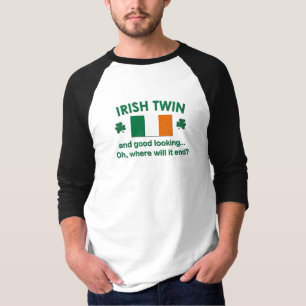 Camiseta Gêmeo irlandês bonito