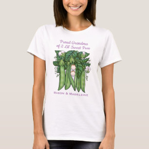 Camiseta Gêmeos 2 Ervilhas Doce