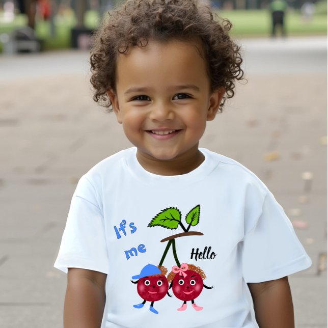 Camiseta Gêmeos cereja (Criador carregado)