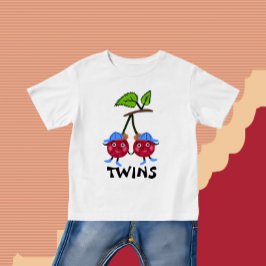 Camiseta Gêmeos cerejas 
