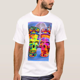 Camiseta Gêmeos do Crepúsculo Desaceleram Ken Gage Skull