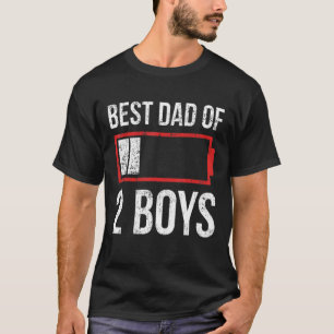 Camiseta Gêmeos do Pai 2 do melhor Pai