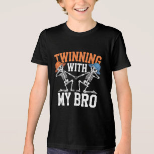 Camiseta Gêmeos Geminando o Melhor Amigo do Halloween