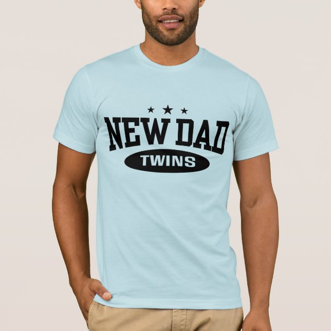 Camiseta Gêmeos novos papais (Frente)