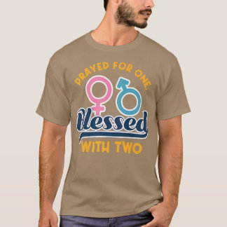 Camiseta Gêmeos recém-nascidos Engraçados Dizendo Gravidez 