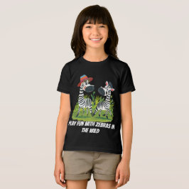 Camiseta Gêmeos Zebra no Nome Selvagem e Personalizado