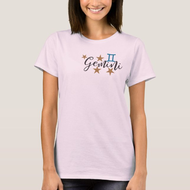 Camiseta Gêmeos Zodíaco (Frente)