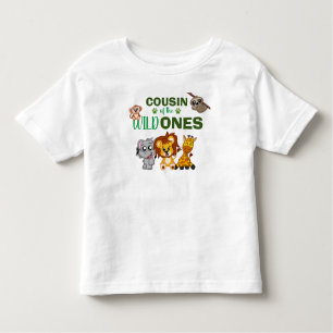 Camiseta Gemidos Animais Safari Selvagens e Cute Selva Prim