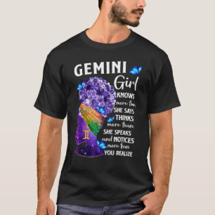 Camiseta Gemini Queen Sweet Como Aniversário De Doces Para