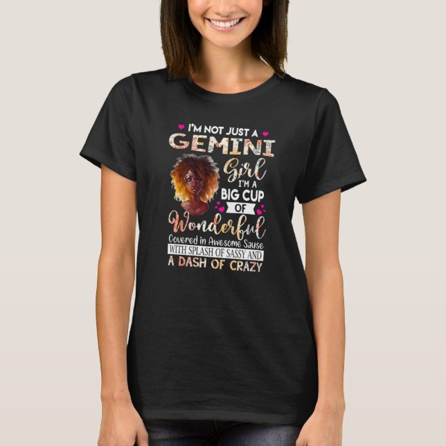 Camiseta Gemini Queens São Nasceres No Dia 21 De Junho (Frente)