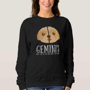 Camiseta Gemini Sinal Zodiac Fatos Cão Sarcástico Horoscópi