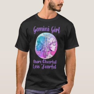 Camiseta Gemini Sinal Zodíaco Maio Junho Brincadeira Horosc