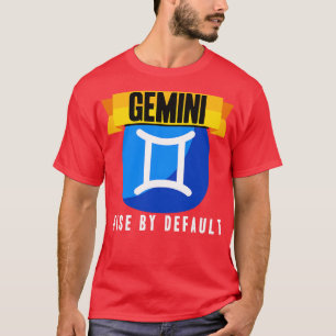 Camiseta Gemini Wise Por Padrão