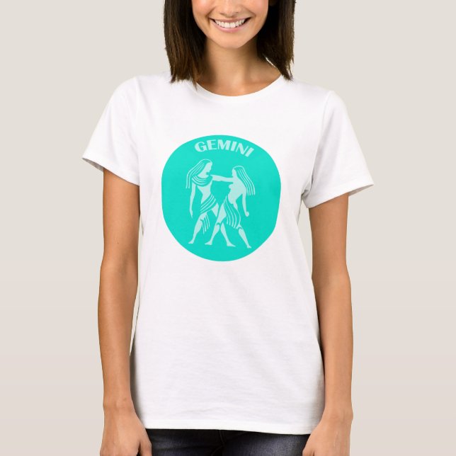 Camiseta Gemini, Zodiac Sign, Horoscope, Astrology (Frente)