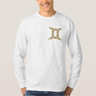 Camiseta Gemini Zodiac - Tribal Dourado