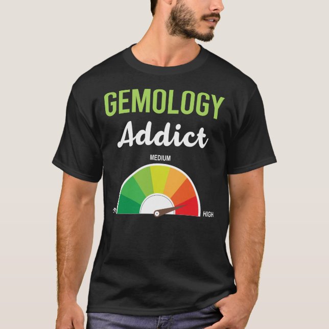 Camiseta Gemologista vício (Frente)