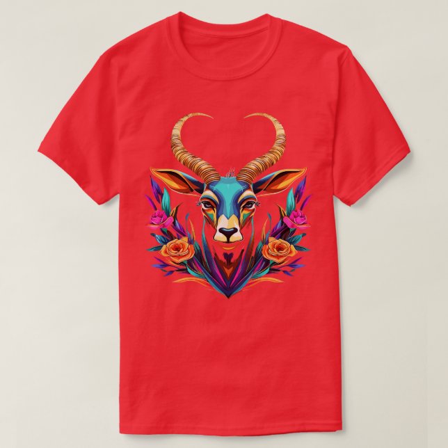 Camiseta Gemsbok Smiling (Frente do Design)