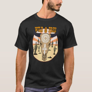 Camiseta Gemstone De Cabelo De Cabeça Selvagem E De Cabeça