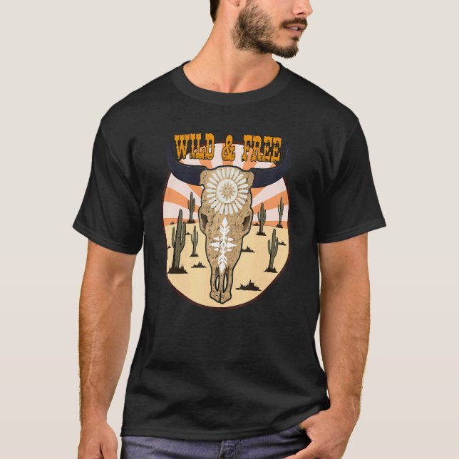 Camiseta Gemstone De Cabelo De Cabeça Selvagem E De Cabeça  (Frente)