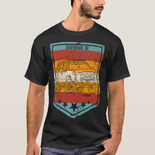 Camiseta Gen5 4Runner com estrelas e faixas de safra