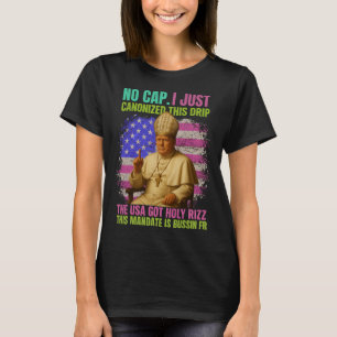 Camiseta Gen Alpha Slang Trump Como Vaticano Igreja Pope Re