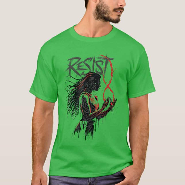 Camiseta Gen V Resist Silhouette Marie IllustrationV Show f (Frente)