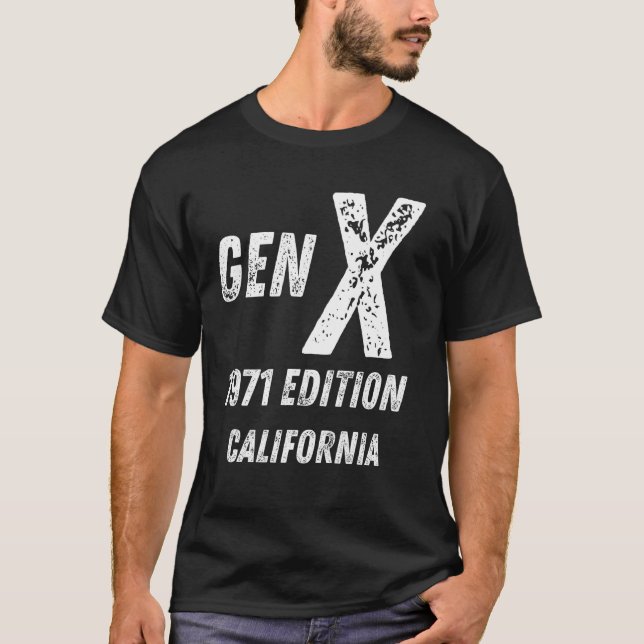 Camiseta Gen X 1971 Edition Generation California Aniversár (Frente)
