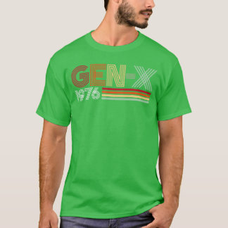 Camiseta Gen X 1976 Retro Generation Xer Vintageet Style vi
