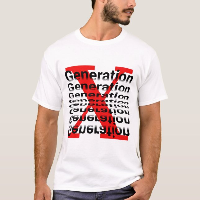 Camiseta Gen X - A Geração Perdida (Frente)