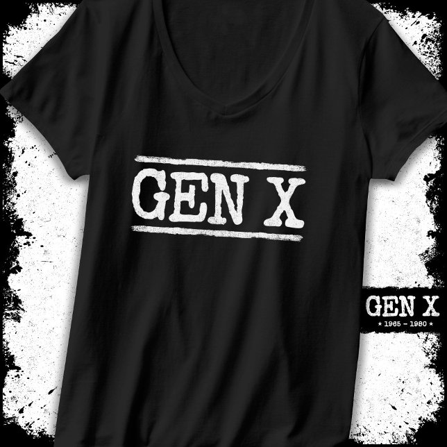 Camiseta Gen X Gen Xer Generation X Gen X (Criador carregado)