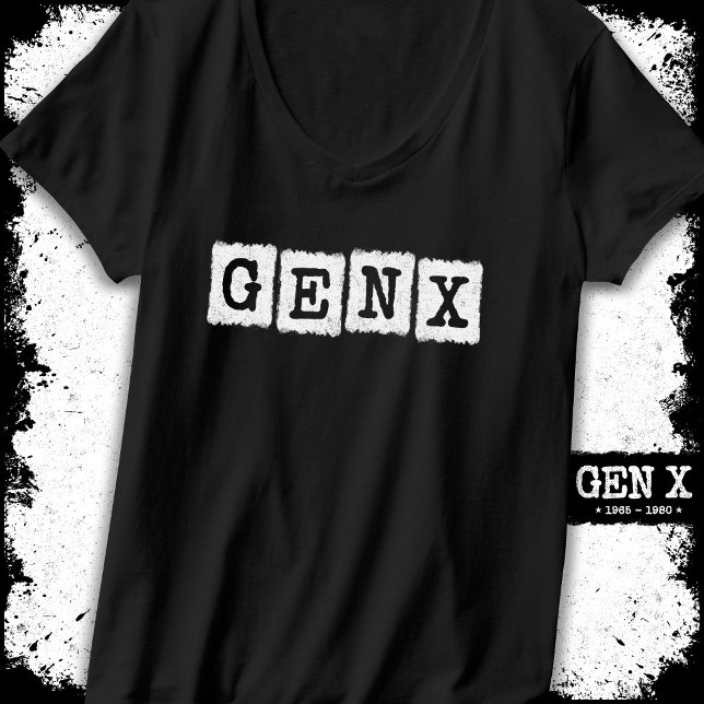 Camiseta Gen X Gen Xer Generation X Gen X (Criador carregado)