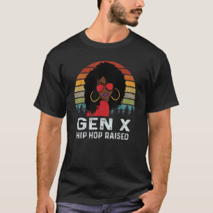 Camiseta Gen X Melanin African American Black Retro Hop